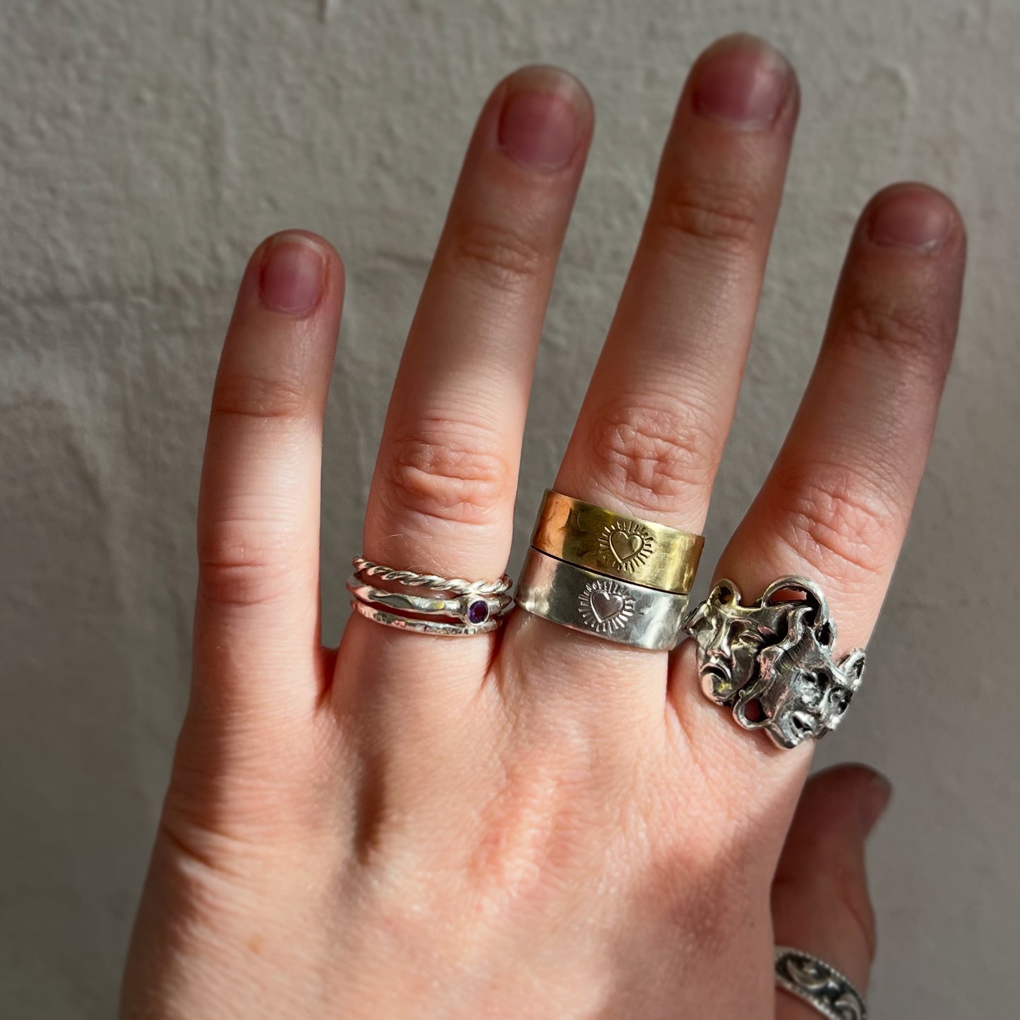 Metal Stamping and Texturing at Snuffy Jack's