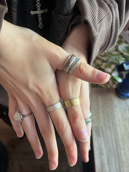 Metal Stamping and Texturing at Snuffy Jack's